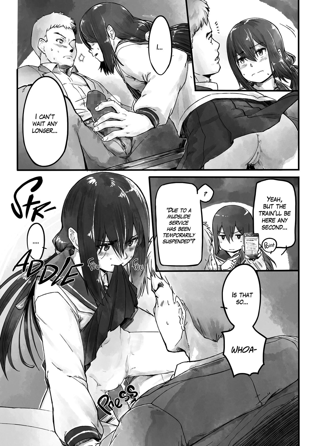 Ame no Hi no Nagaisu de | On a Bench, On a Rainy Day   =White Symphony= page 11 full
