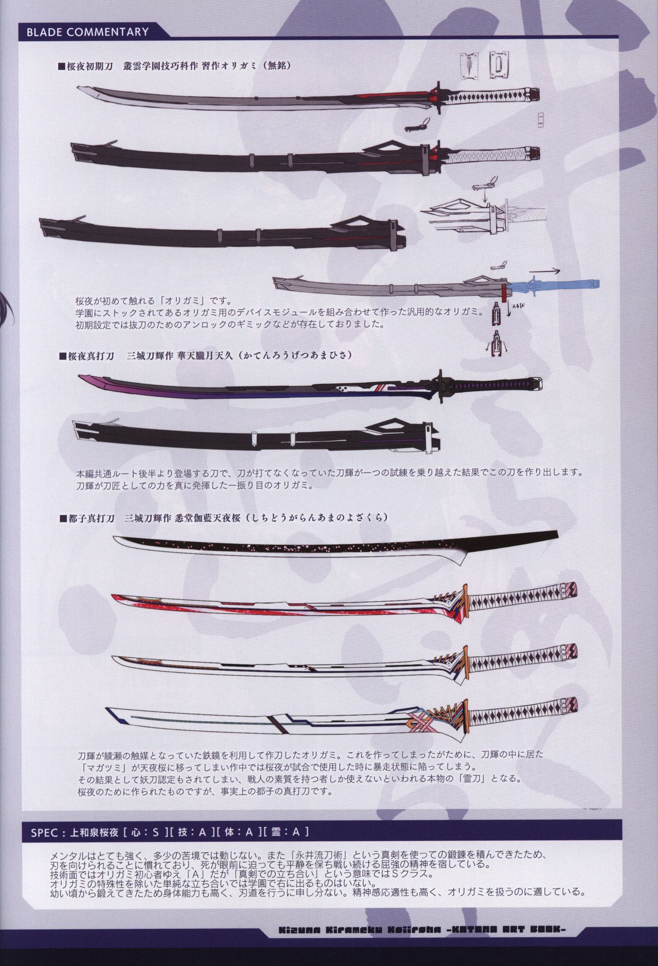 Kizuna Kirameku Koi Iroha KATANA ART BOOK page 8 full