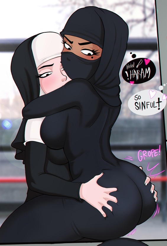 Mohammad Porn - Mohammad Fucked A Loli And Mary Was A Loli When God Impregnated Her, So  What's Wrong With Lesbian Sex Between A Nun And A Hijab? - Page 10 - Comic  Porn XXX