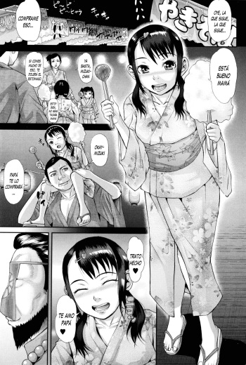 [Honebuto Danshaku] Koufuku Kazoku Kanketsuhen Kouhen (Innou Kaizou Program ~Oyako Zecchou Cult Ochi~) [Spanish] [Yasper256] cover