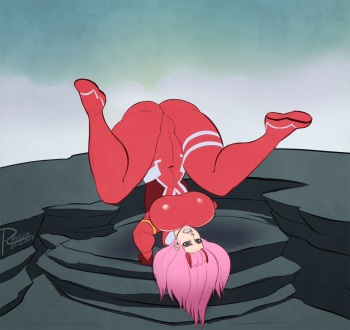 [Rayzoir] Zero Two buttstuffing cover
