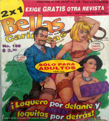 [Mexican] Beauties in the Night (affectionate), No. 188: I want it at the front and with crazy for behind (Amateur translation from spanish to english) cover