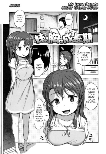 [Hayake] Imouto no Mune wa Seichou-ki (Nani Suru no!? Onii-chan!!) [English] [q91] cover