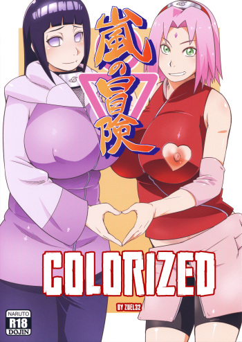(C94) [Karakishi Youhei-dan Shinga (Sahara Wataru)] Arashi no Bouken (Naruto) [English] [Colorized] [Incomplete] cover