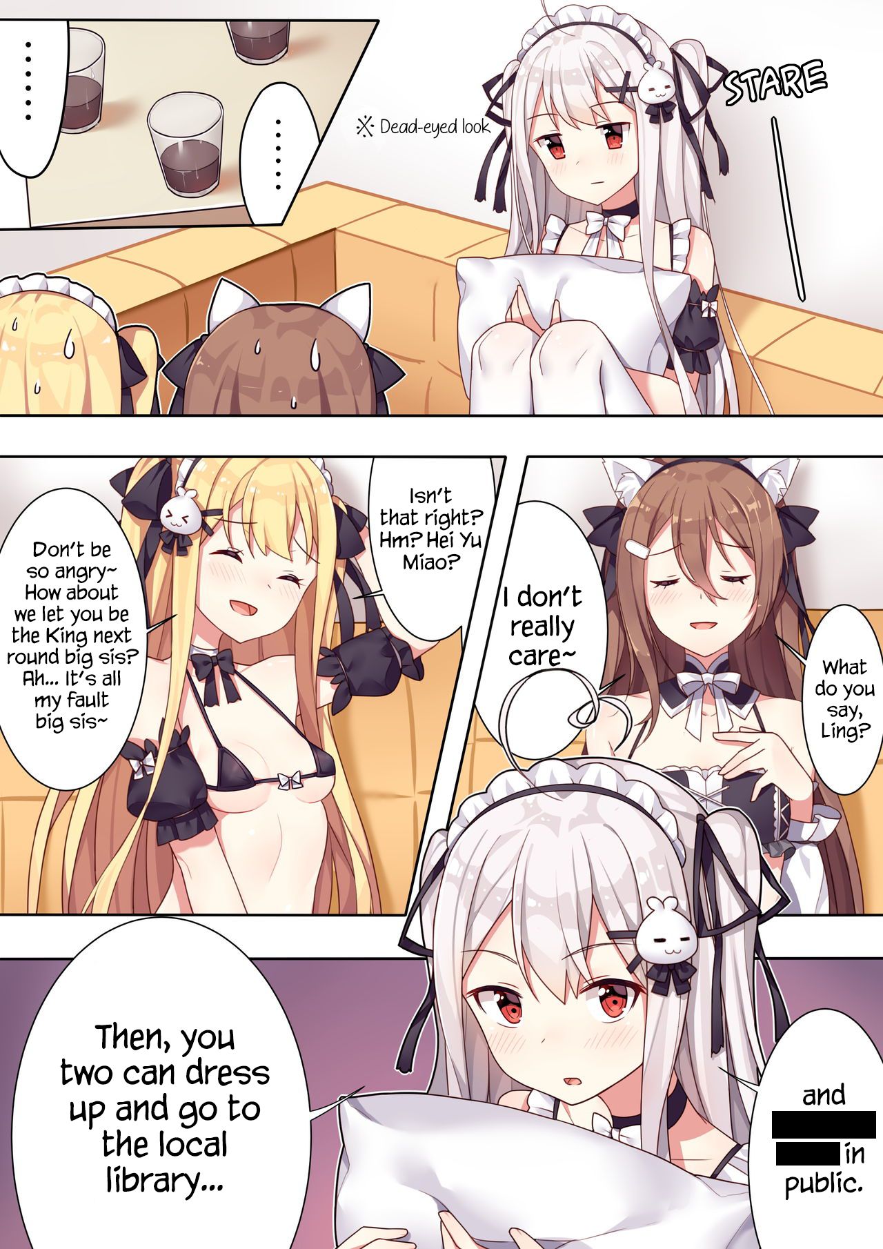Girls and the King's Tea Party page 12 full