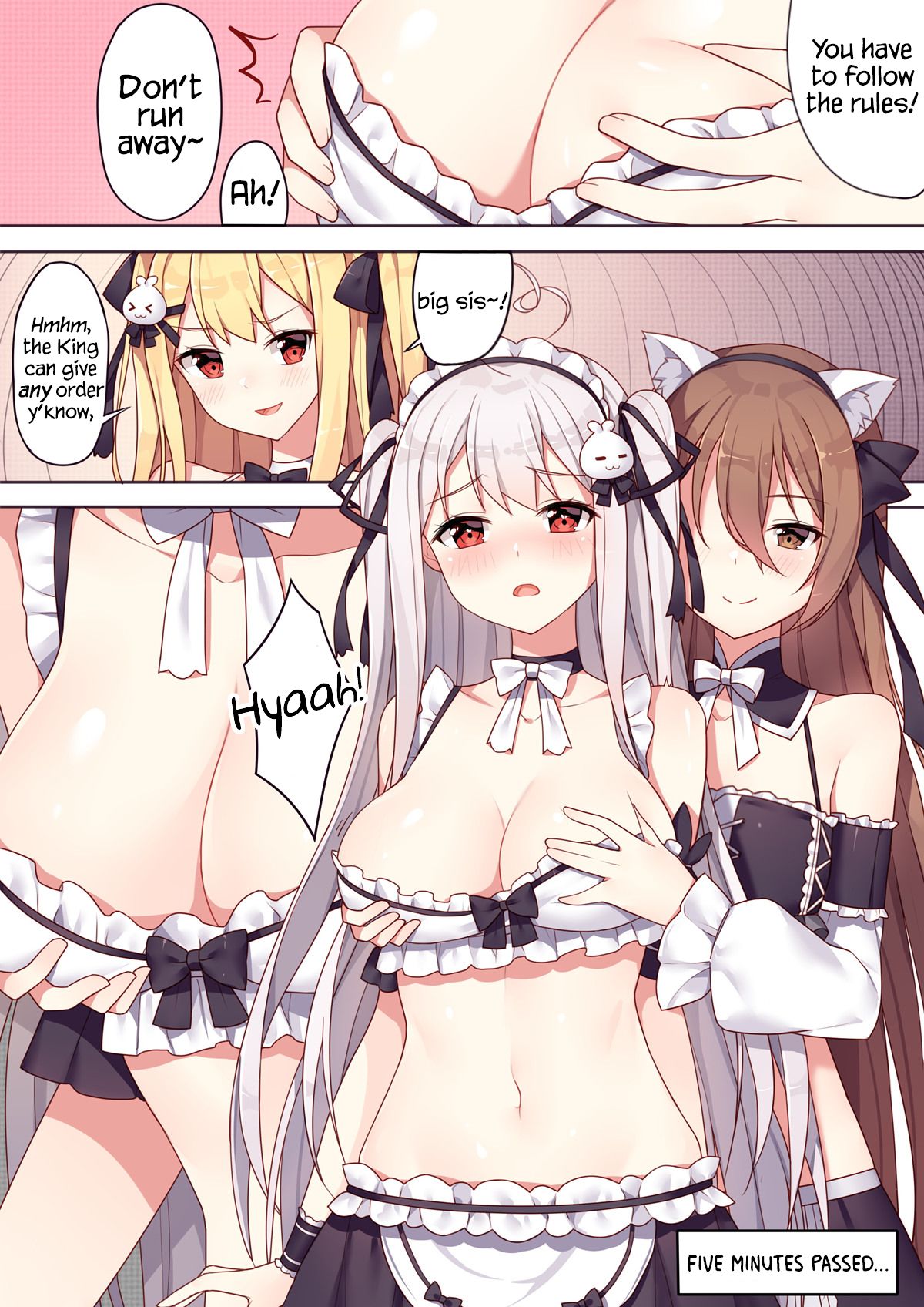 Girls and the King's Tea Party page 3 full