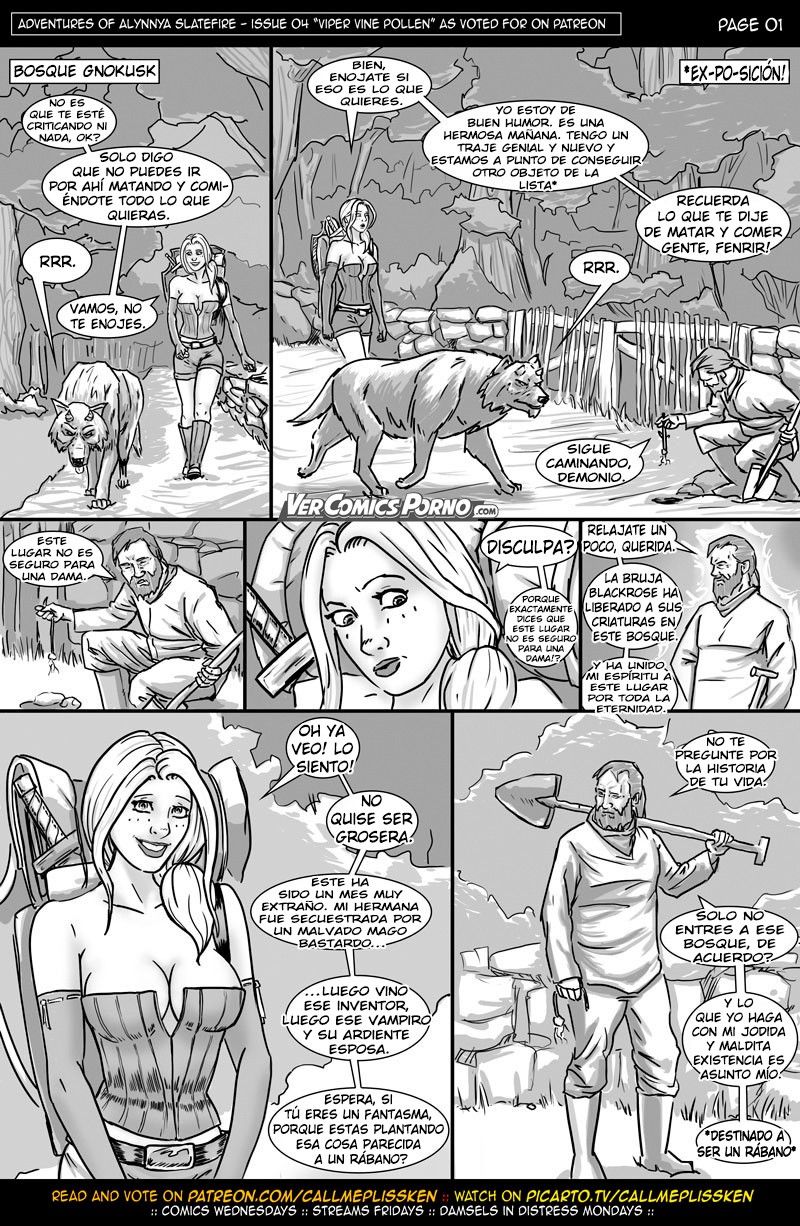 Adventures of Alynnya Slatefire #4 page 2 full