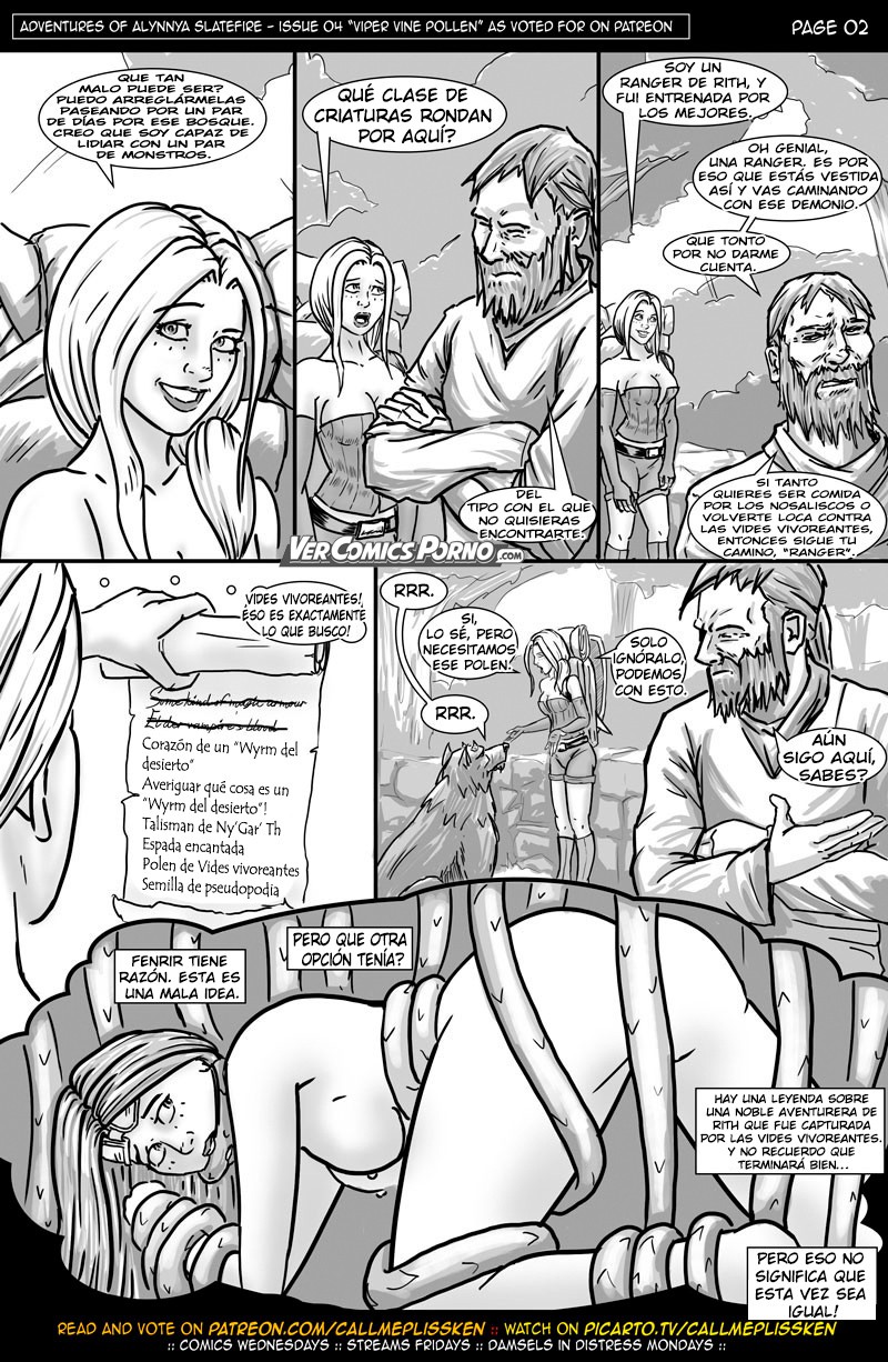 Adventures of Alynnya Slatefire #4 page 3 full