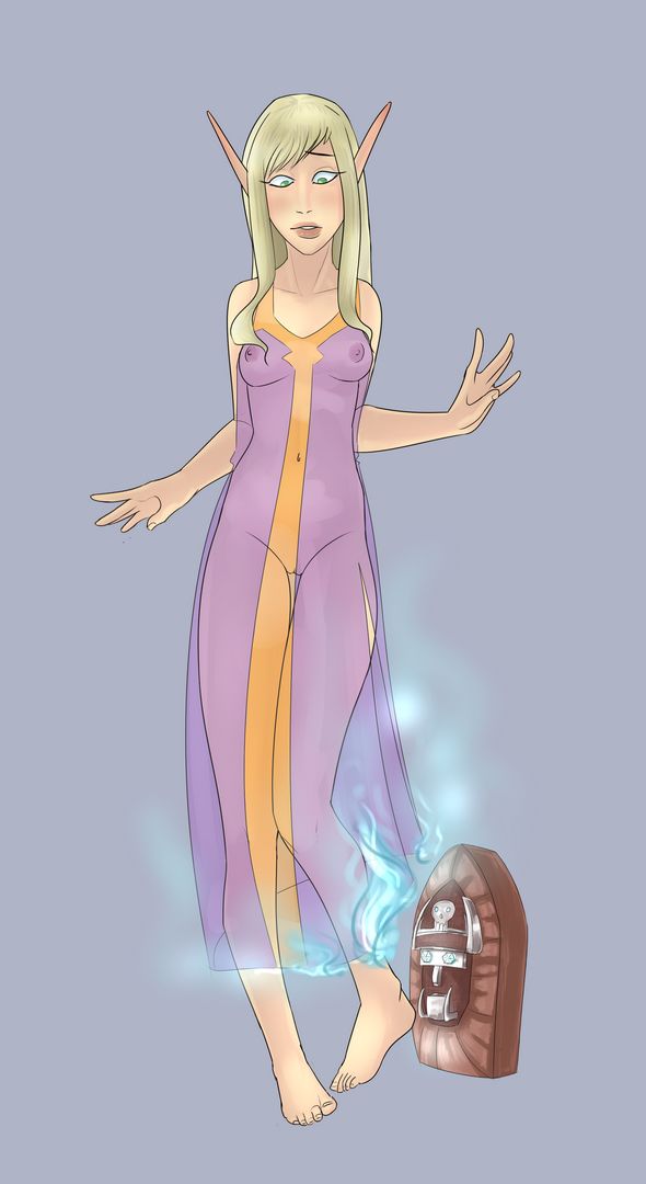 Blood elf to troll transformation sequence page 3 full
