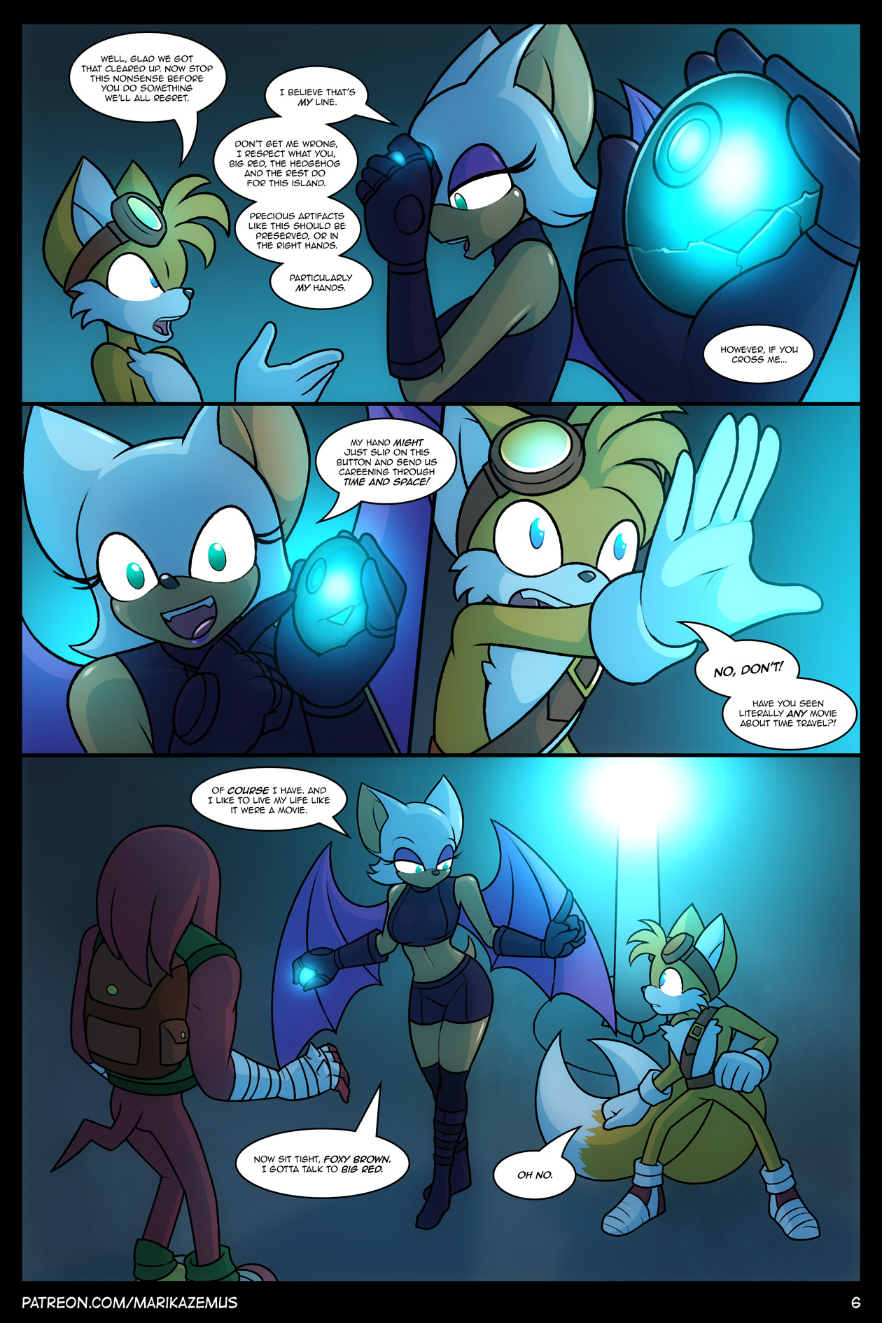 Sonic Boom: Echidna Nights page 6 full