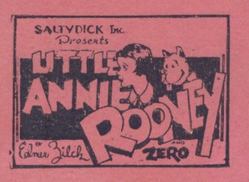 [Elmer Zilch] Little Annie Rooney and Zero [English] cover