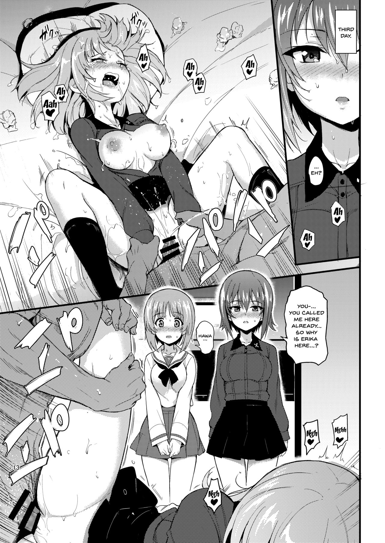 Nishizumi Shimai Ryoujoku 2 | Nishizumi Sisters Sexual Assault 2 page 12 full