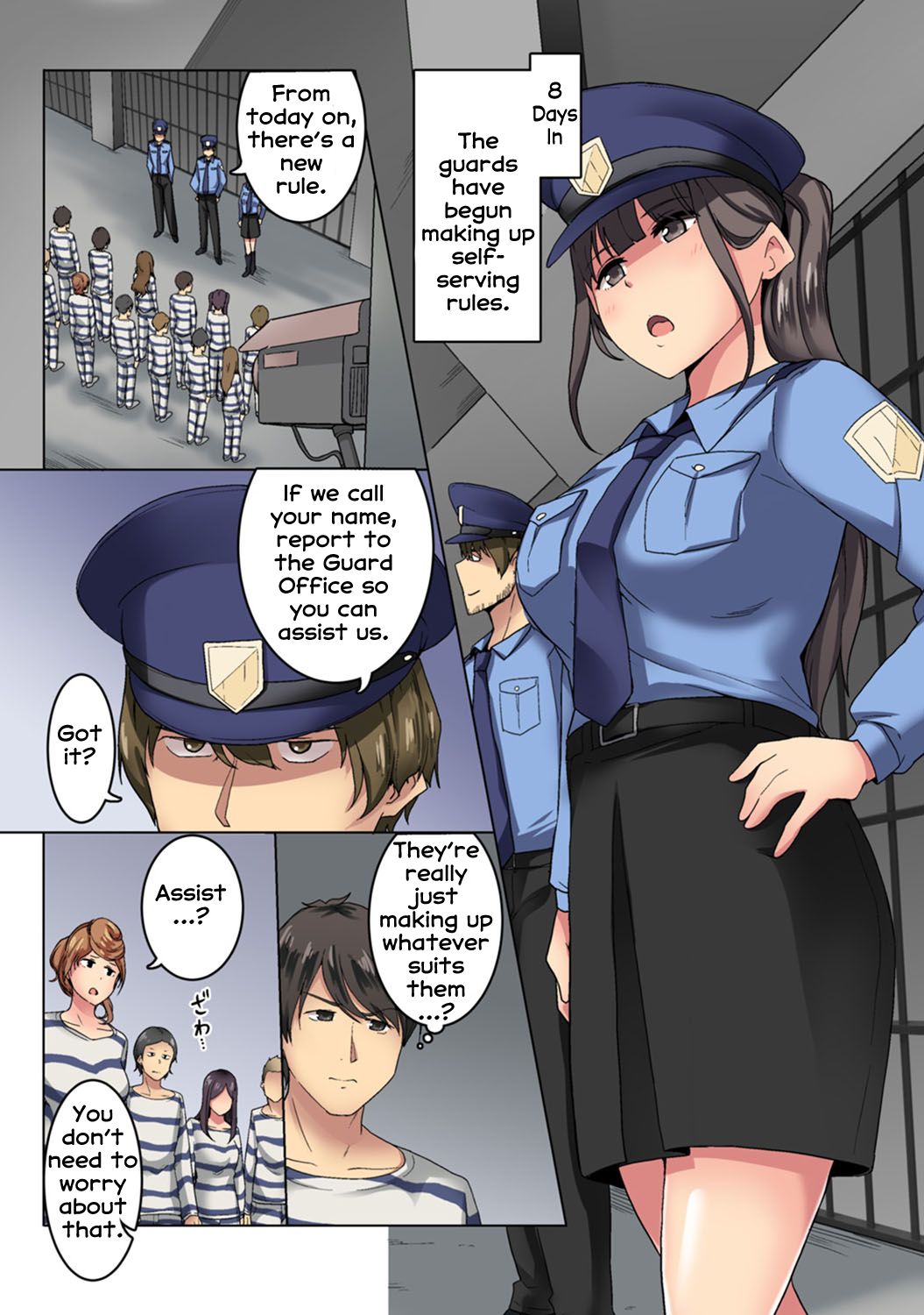 Kangoku Zemi Kanshu ni Zettai Fukujuu o Shiirarete... Ch.4 page 1 full