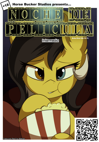[Beardie-Arts] Noche de Pelicula (My Little Pony Friendship Is Magic)[Spanish][Red Fox Makkan] cover