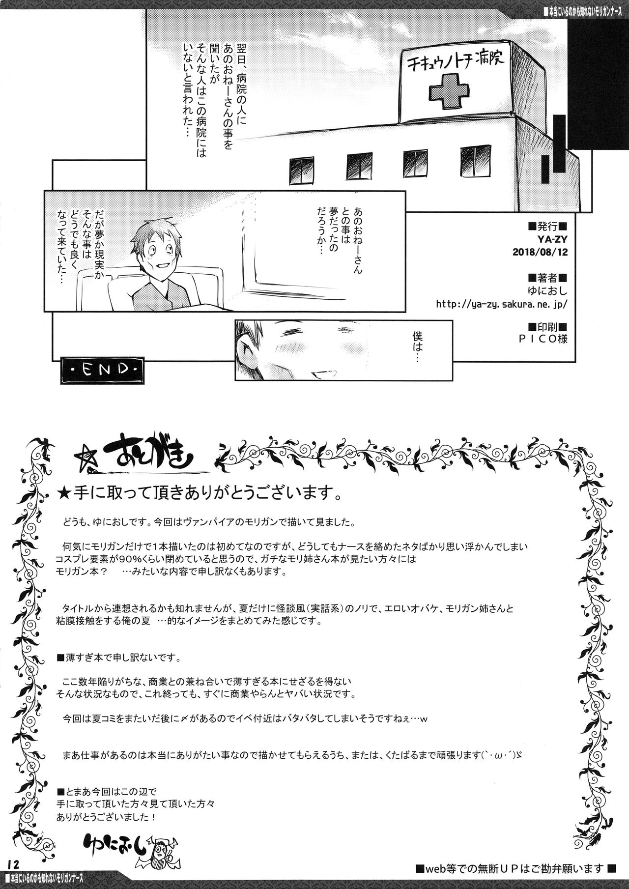 Hontou ni Iru no kamo Shirenai Morrigan Nurse page 12 full