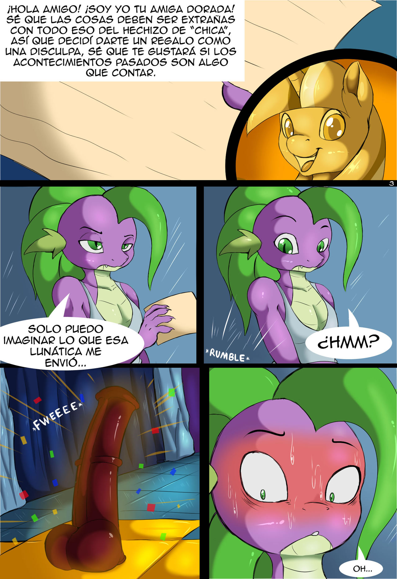 Temptation Short: Spike page 3 full