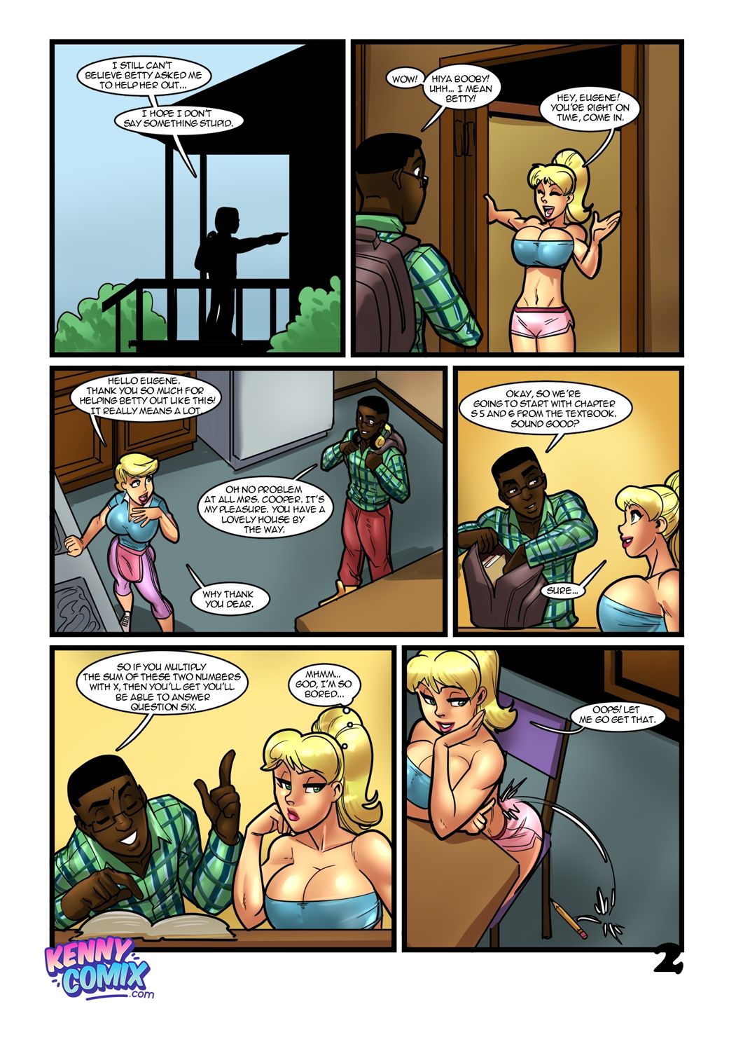Betty and Alice in Study Session page 4 full