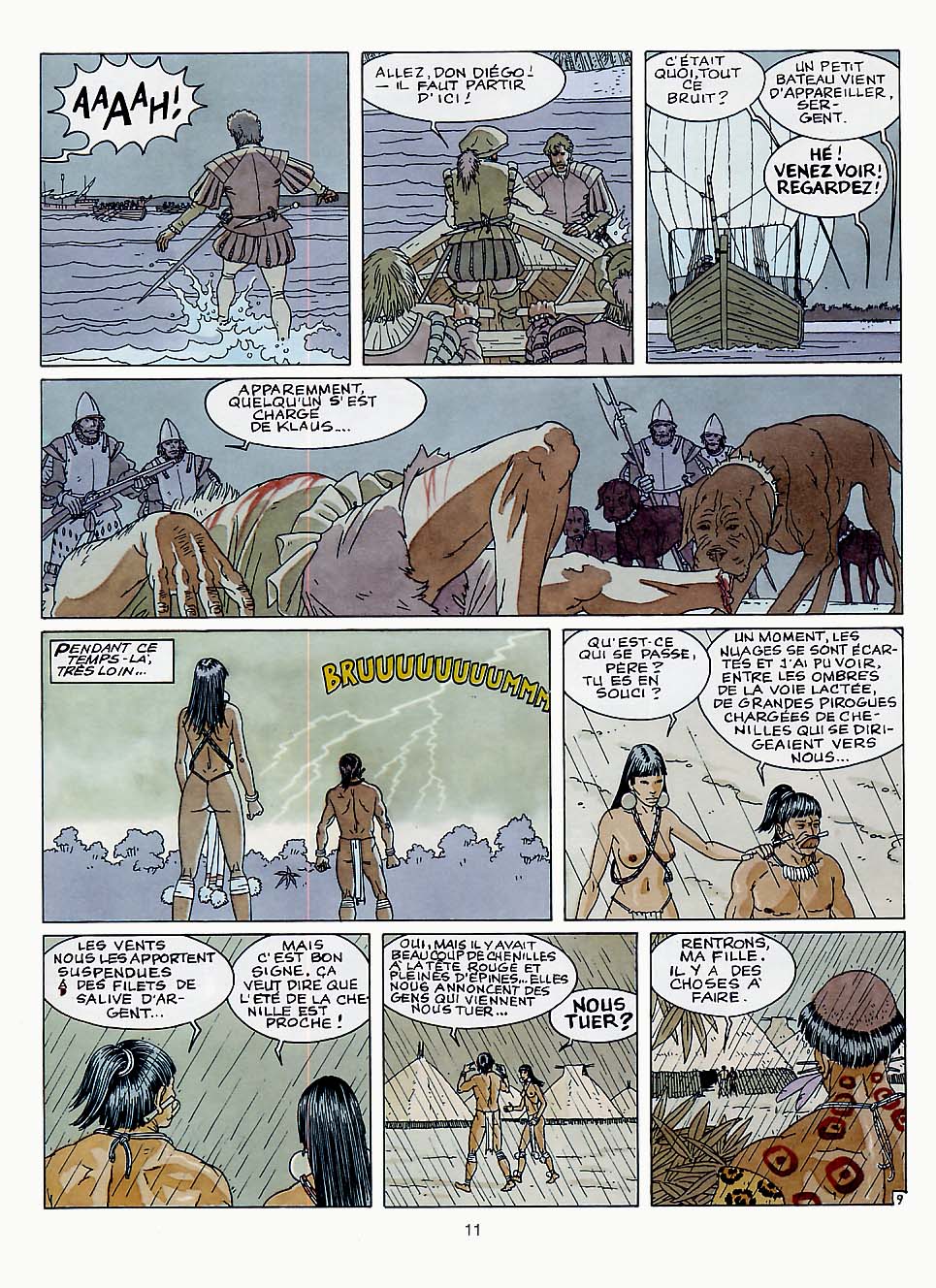 La Sueur du Soleil - 3 - le peuple Jaguar page 11 full