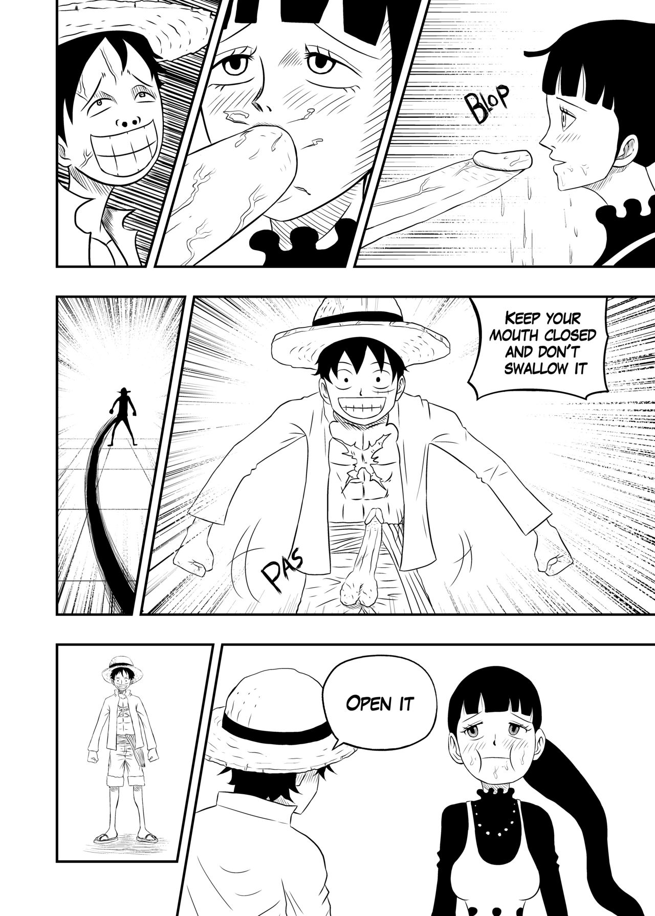 Charlotte Flampe x Luffy page 5 full