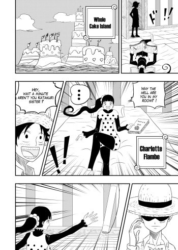 [Tiger-Ki] Charlotte Flampe x Luffy (One Piece) cover