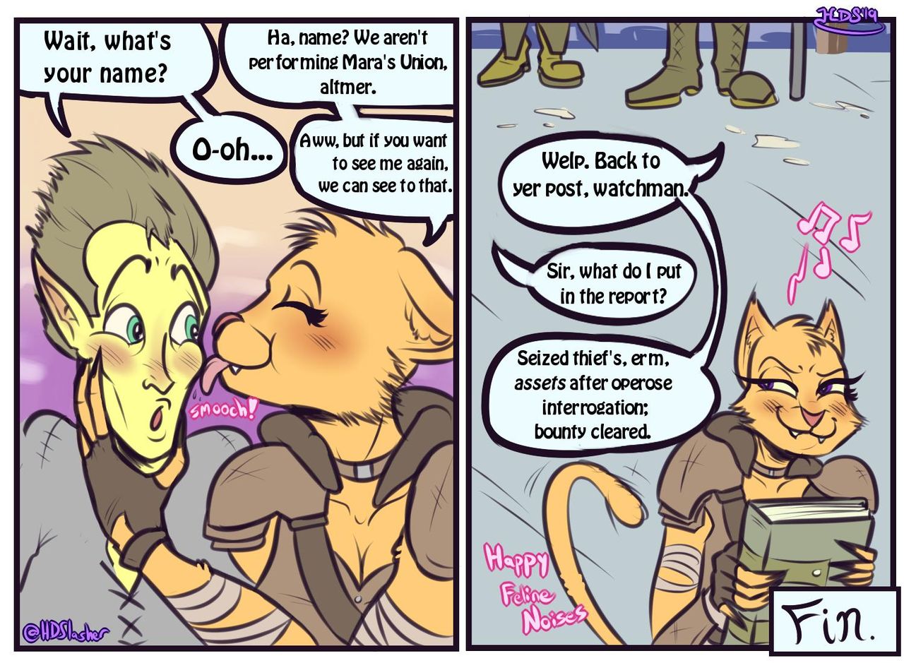 A Khajiit "Tail" of Bounty Bribery page 11 full