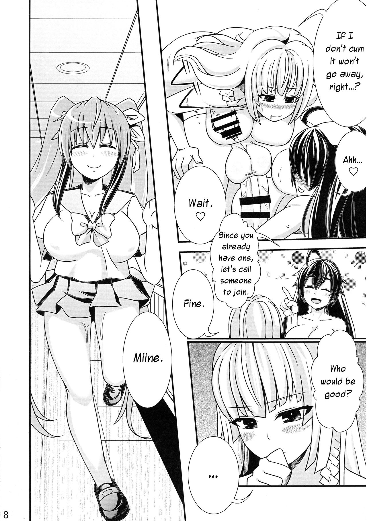 A Big-Tig Twintail Girl gets Screwed by Two Futanari Girls page 7 full