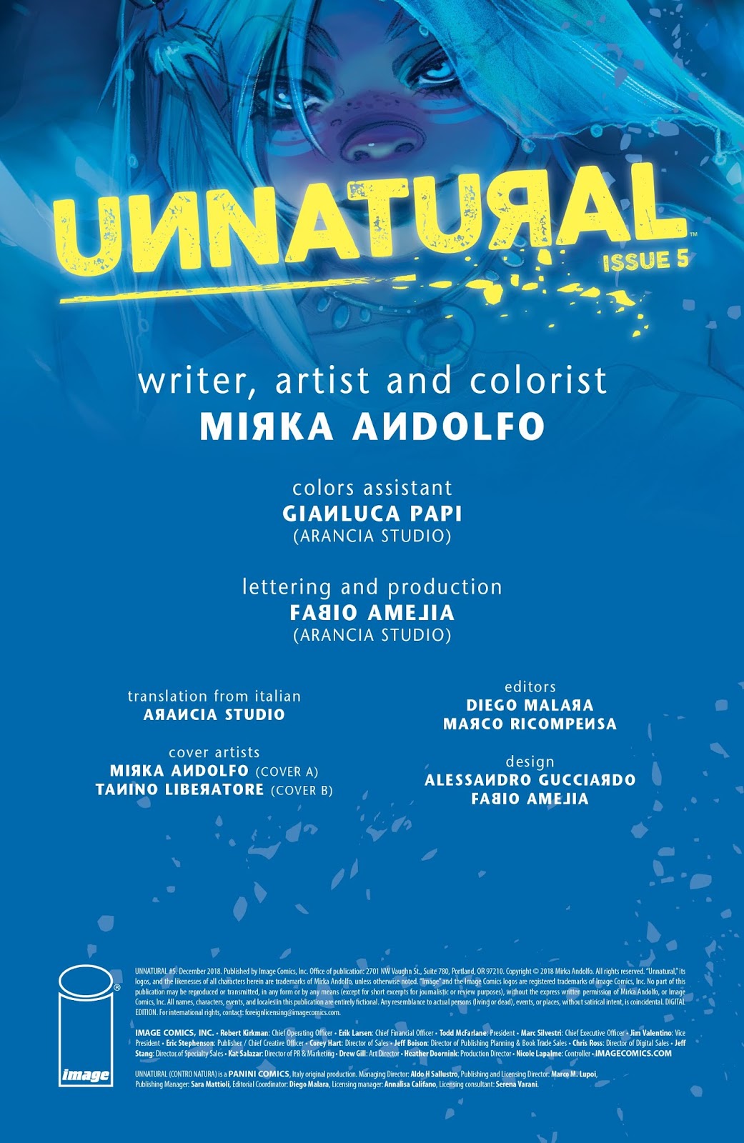 Unnatural - Issue 5 page 2 full