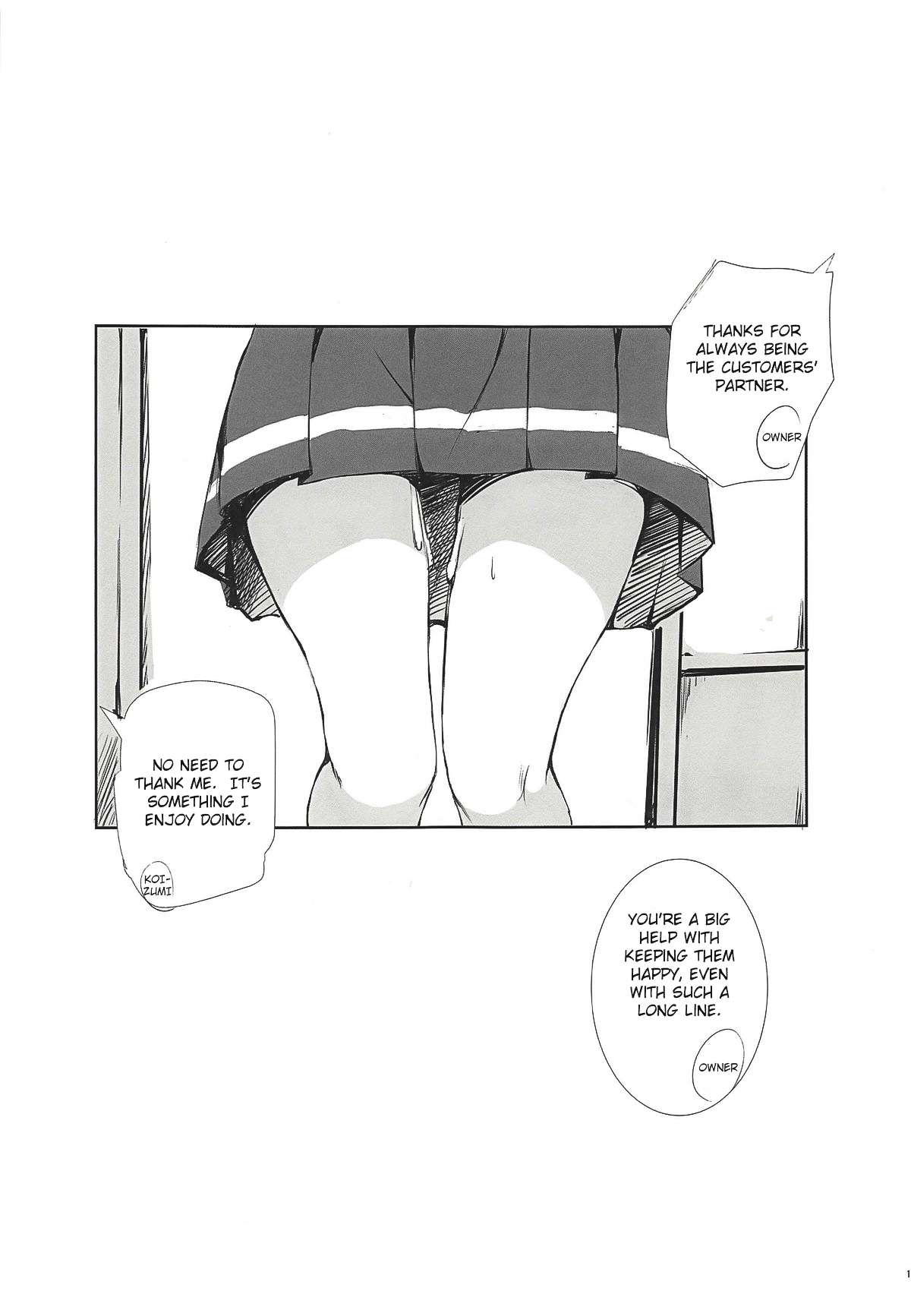 Ramen yori Gyouretsu no Dekiru Koizumi-san | Koizumi-san Over Ramen page 12 full