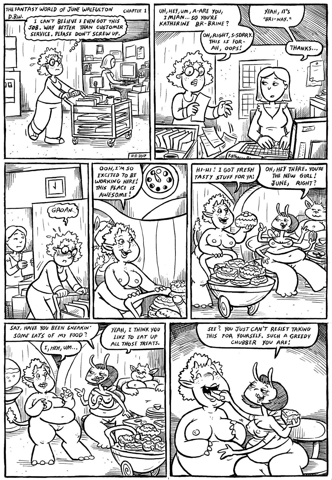 The Fantasy World of June Walfulton Ch. 1 page 3 full