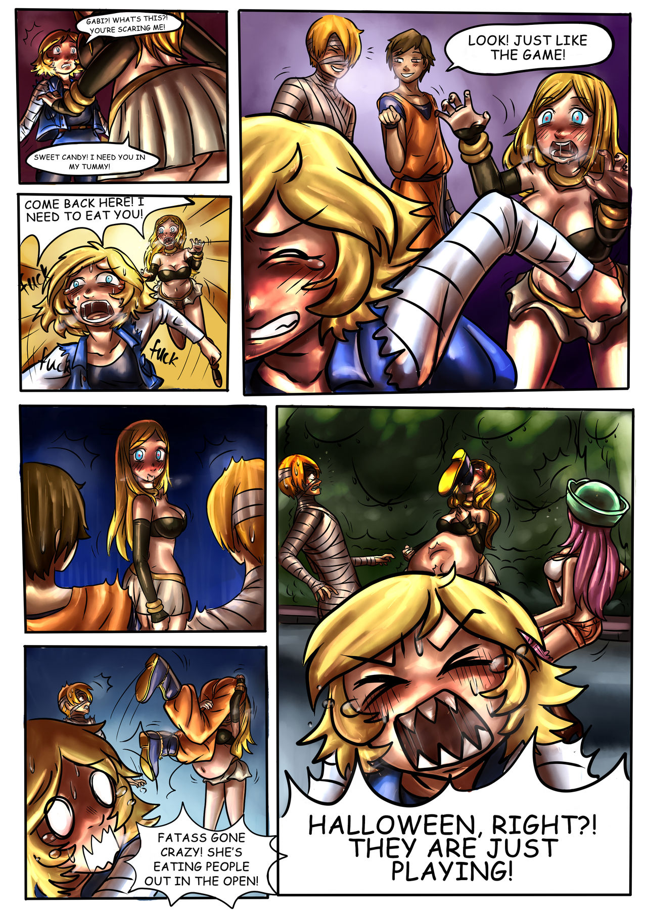 Gabi and Emily - Fun in Halloween page 4 full