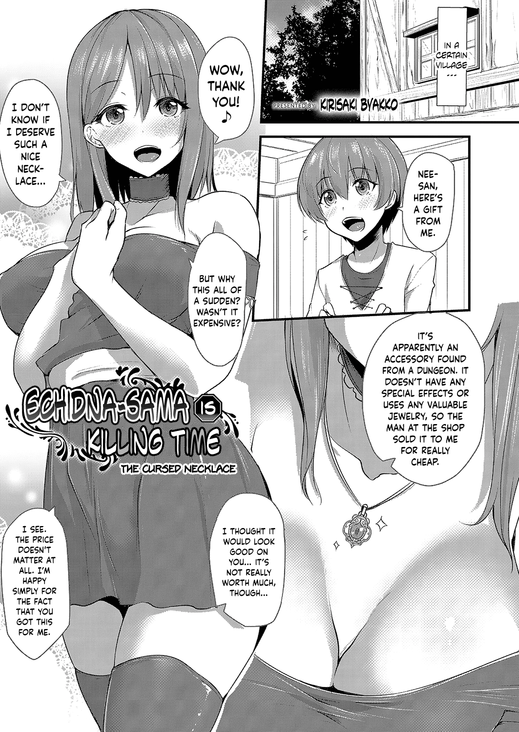 Echidna-sama no Himatsubushi Noroi no Necklace | Echidna-sama Is Killing Time - The Cursed Necklace page 1 full