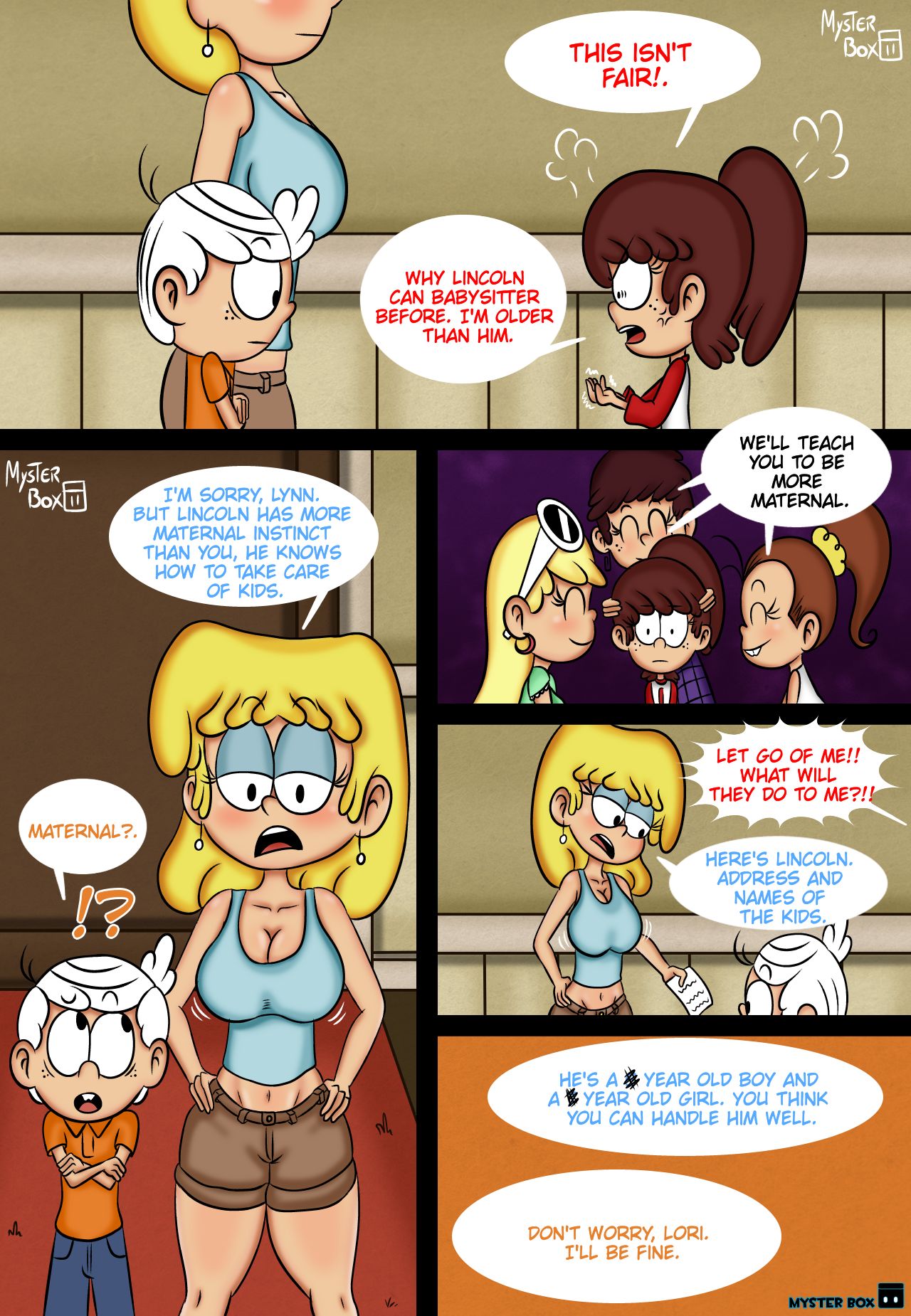 He's my babysitter page 2 full