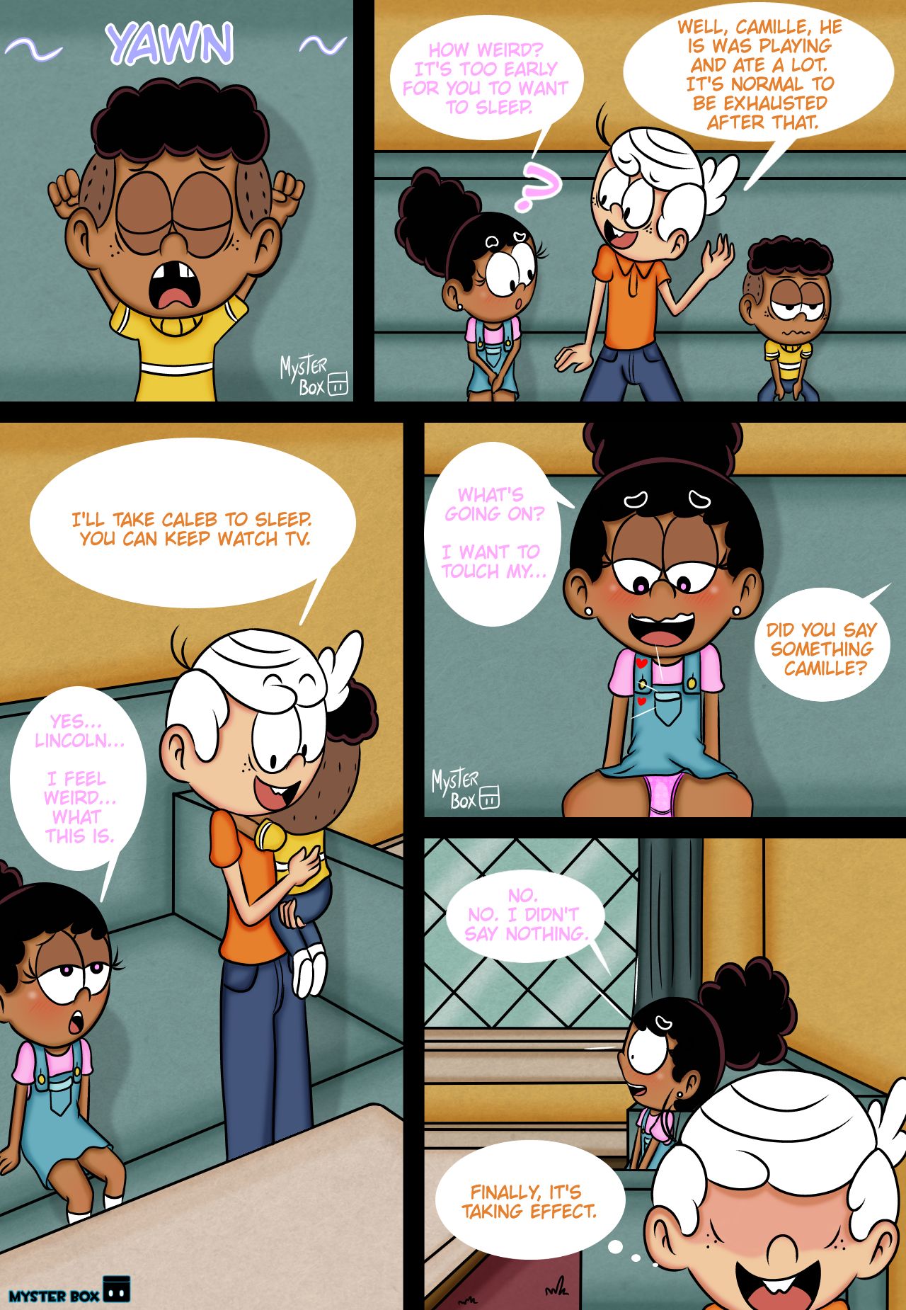 The loud house babysitter porn comics