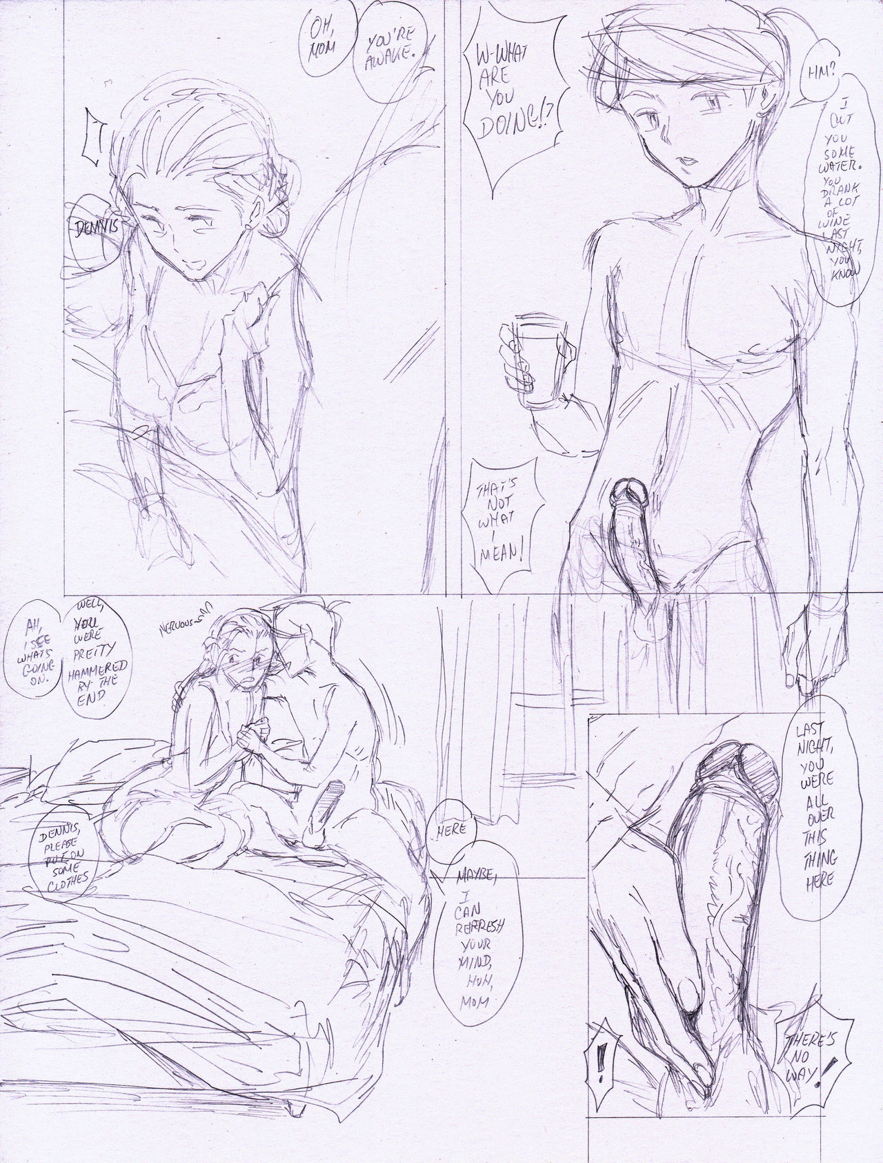 A menacingly sexy Mom & Son DATE page 4 full