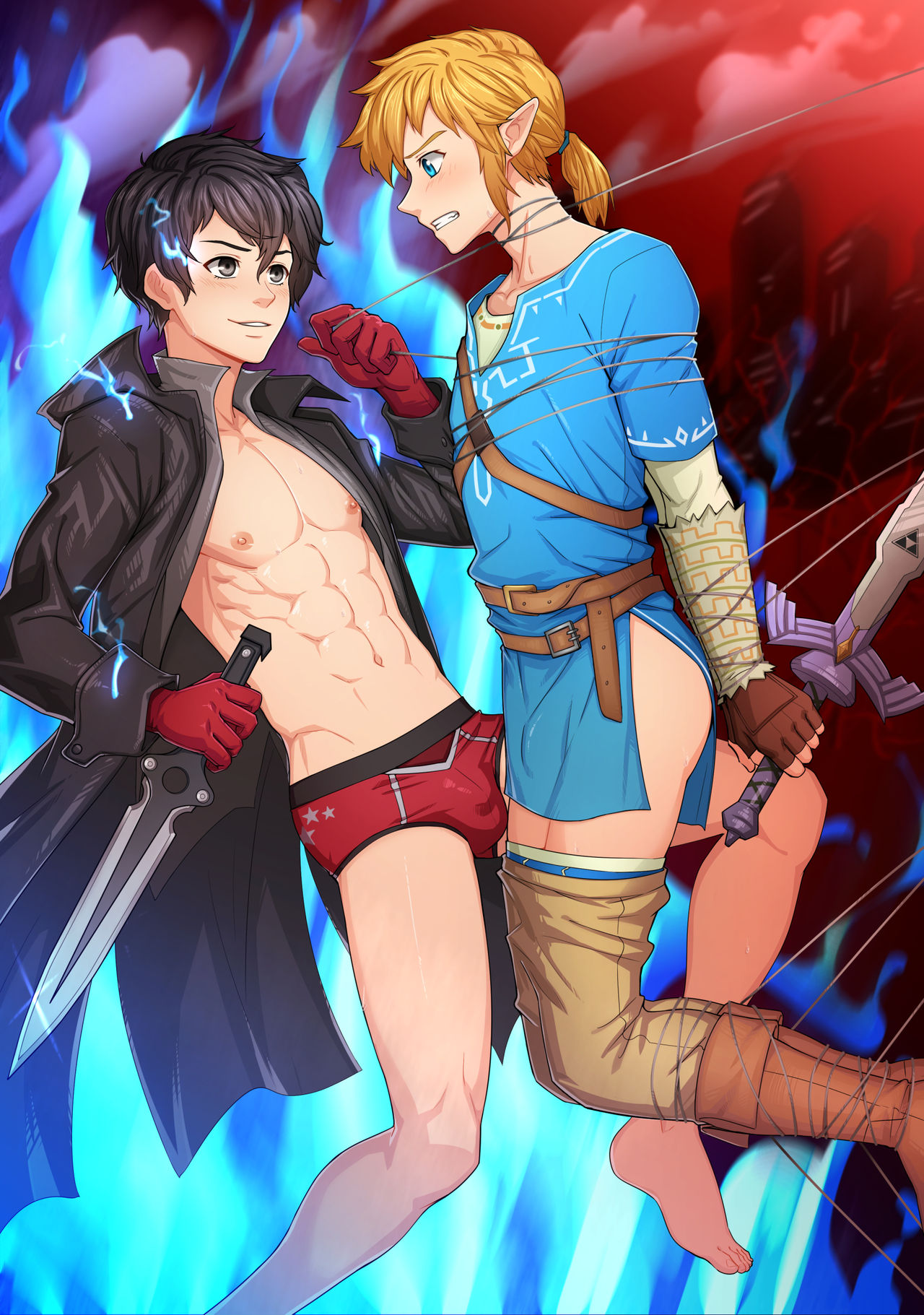 Super Smash Bros - Joker X Link 1 - Page 1 - Comic Porn XXX