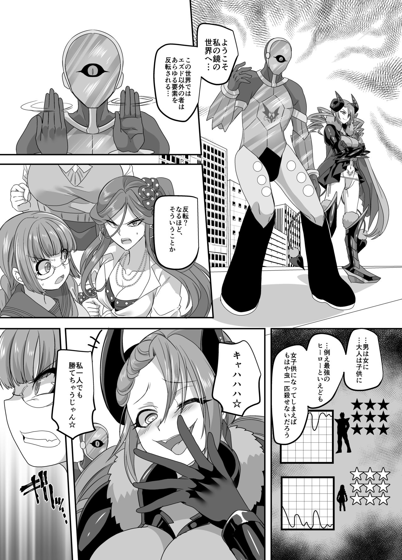 Saikyou no Seigi no Hero wa Kagami no Naka de wa Saijaku no Kaijin page 12 full