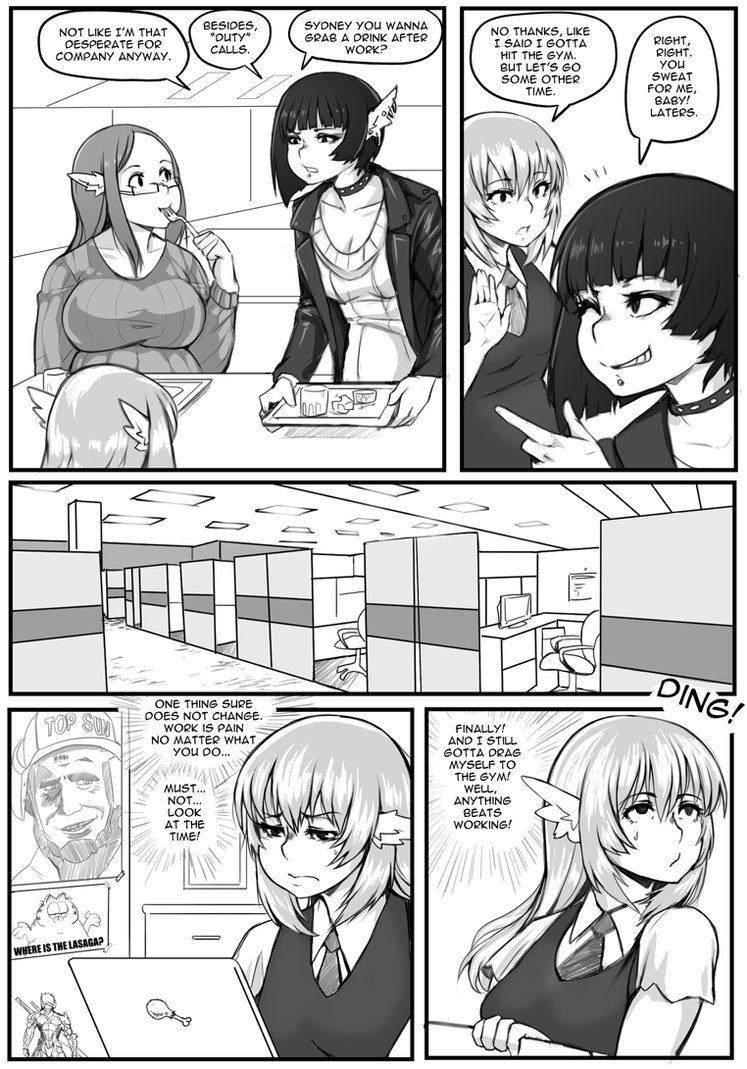 No Lunch Break ! page 9 full