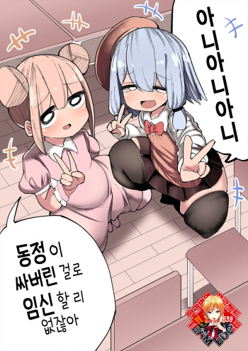 [Izumo Gasshuukoku (Momomo)] Iyaiyaiya Doutei no Shasei de Ninshin Suru Wake Nai desho | 아니아니아니 동정이 싸버린 걸로 임신할 리 없잖아 [Korean] [Team Edge] [Digital] cover