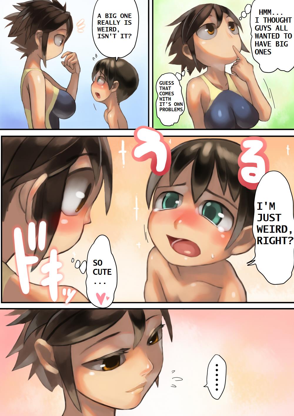 Asoko ga Ookikute Nayandeiru Shota to Itoko no Onee-san | Sisterly Cousin and the Shota Worrying About His Size page 7 full