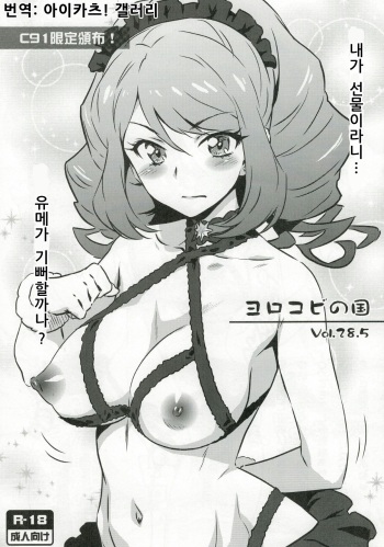 (C91) [Yorokobi no Kuni (JOY RIDE)] Yorokobi no Kuni Vol. 28.5 Watashi ga Present tte... Yume Yorokonde Kureru kana? (Aikatsu Stars!) [Korean] cover