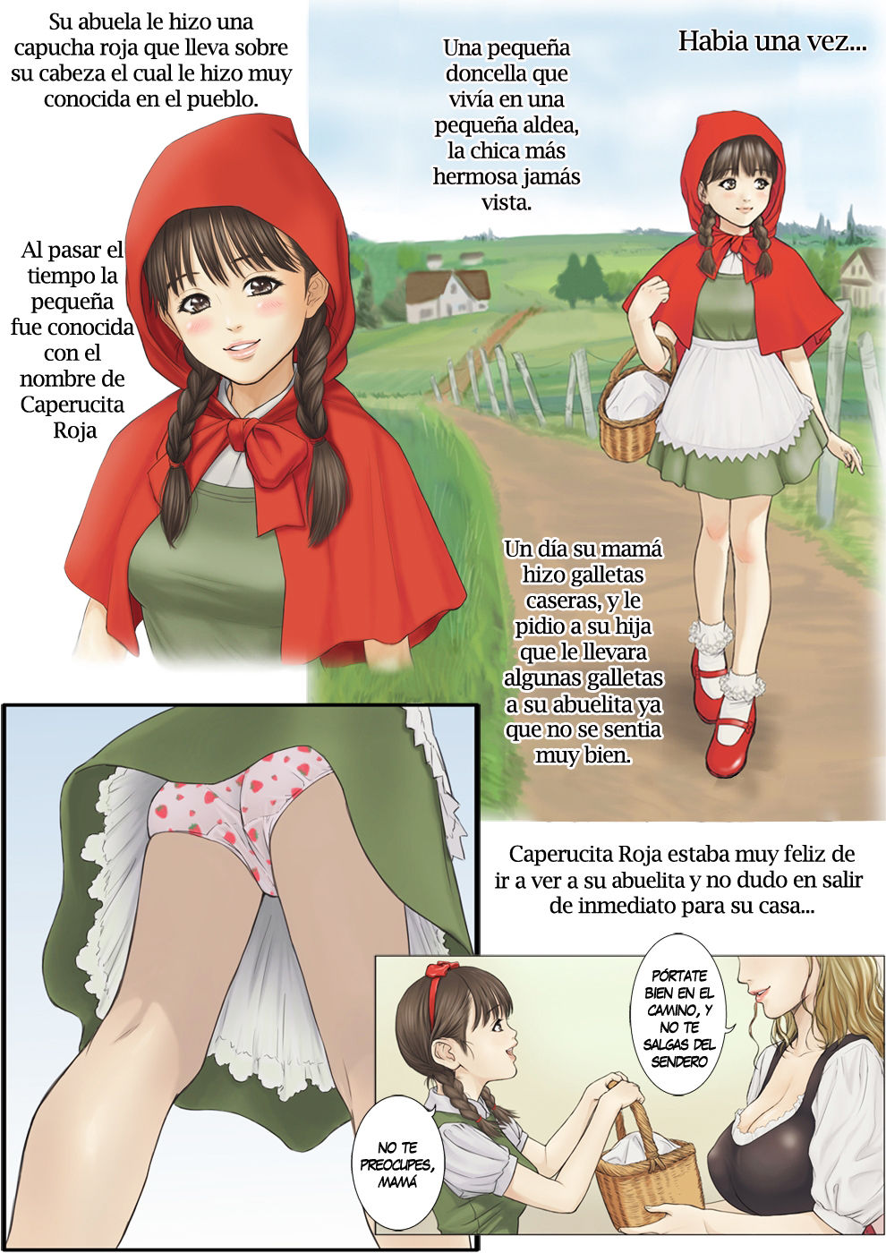 Otona no Ehon Akazukin-chan | La pequeña Caperucita page 2 full