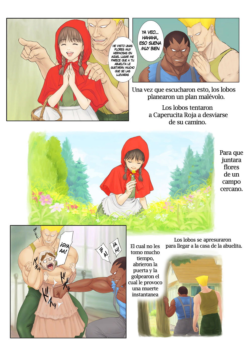 Otona no Ehon Akazukin-chan | La pequeña Caperucita page 4 full