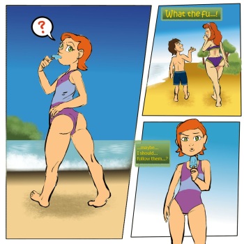 Ben 10 Swimsuit Porn - Behind Them - Comic Porn XXX