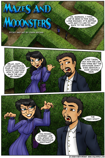 [Naga's Den (Darin Brown)] Mazes and Moonsters cover