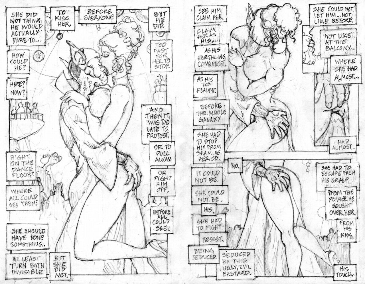 Fantastic Four, Earth Girls Ain't Easy: The Balcony Scene page 11 full