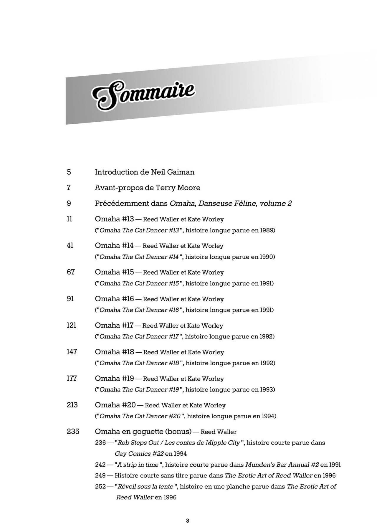 Les aventures complètes de «Omaha» danseuse féline 03 page 5 full