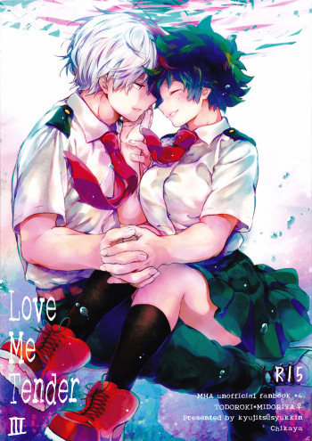 (Douyara Deban no Youda! 10) [Kyujitsusyukkin (Chikaya)] Love Me Tender 3 (Boku no Hero Academia) [English] [Casual Scans] cover