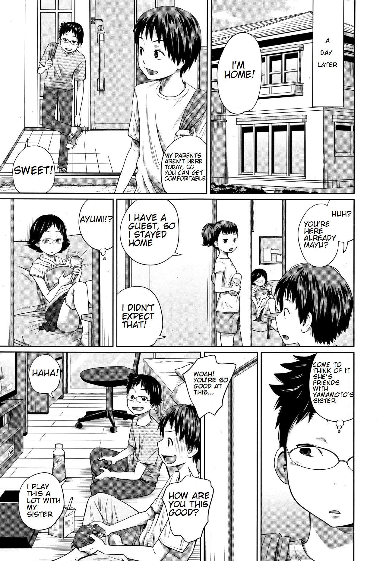 Tomodachi n uchi de orusuban | Looking after a friend's house page 5 full