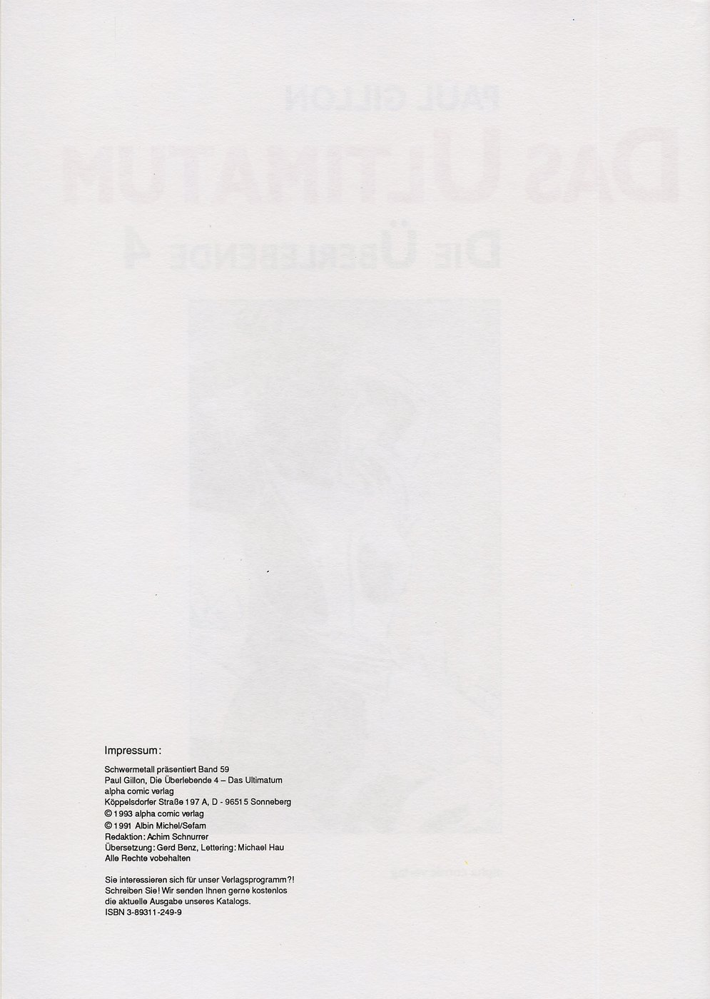 La Survivante 4 L'Ultimatum | Die Überlebende 4 Das Ultimatum page 3 full