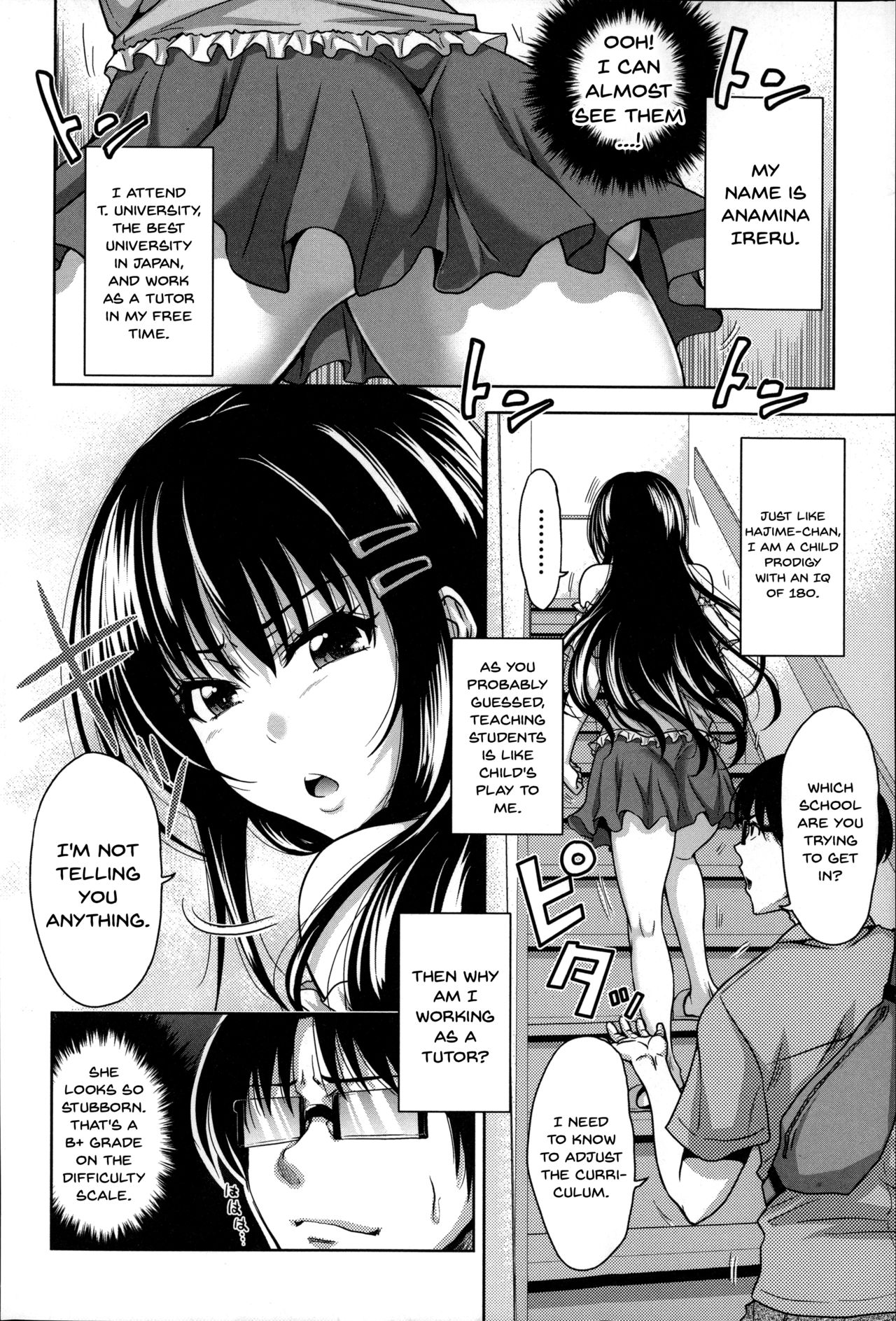 Pakotate! Seikouritsu 0% no Teppeki Bishojo VS Seikouritsu 100% no Hentai Katei Kyoushi | Pakotate! Sex Rate 0% Iron-Willed Beautiful Virgins VS Sex Rate 100% Perverted Coach Ch.1-2 page 10 full